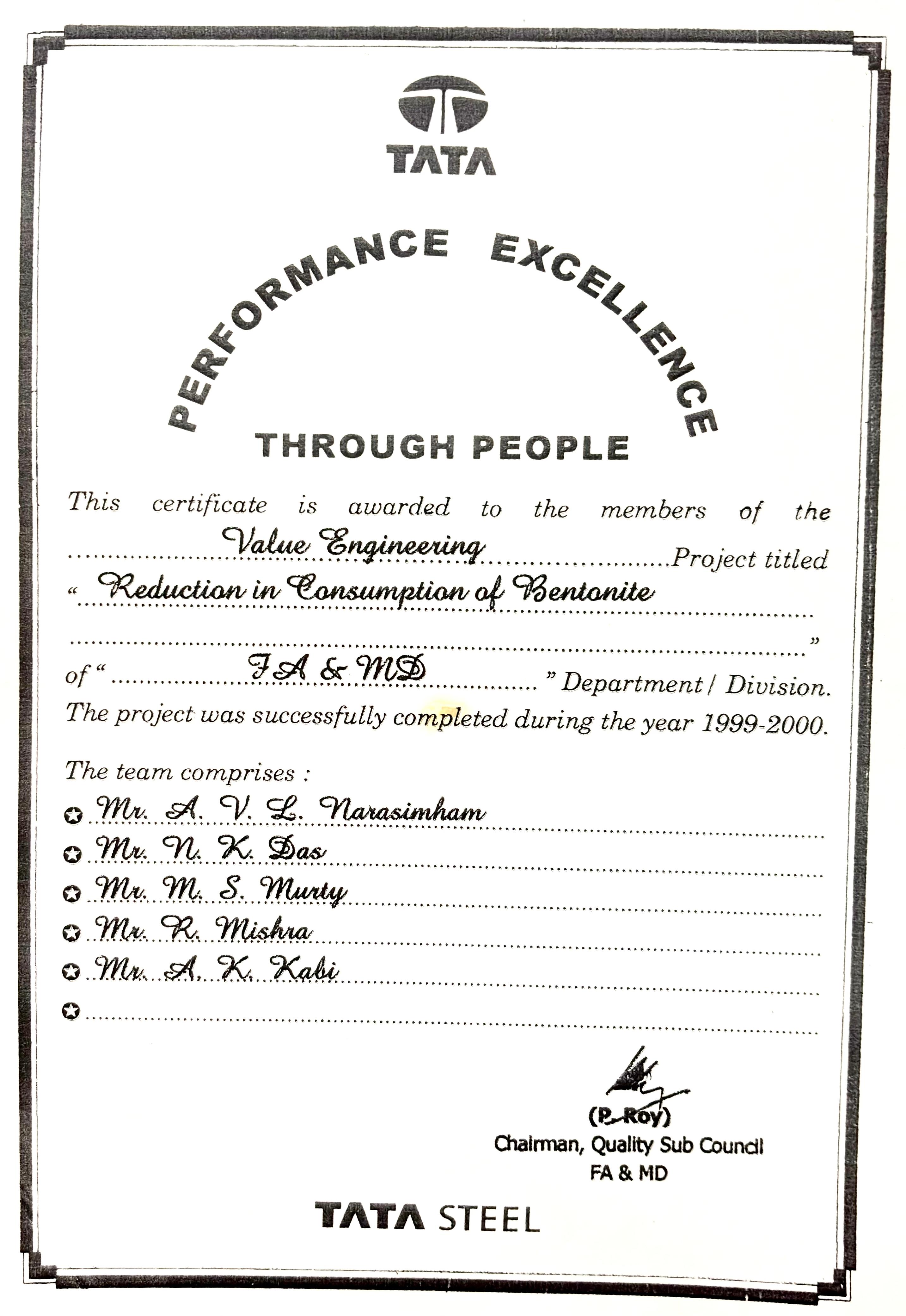 Certificate 11